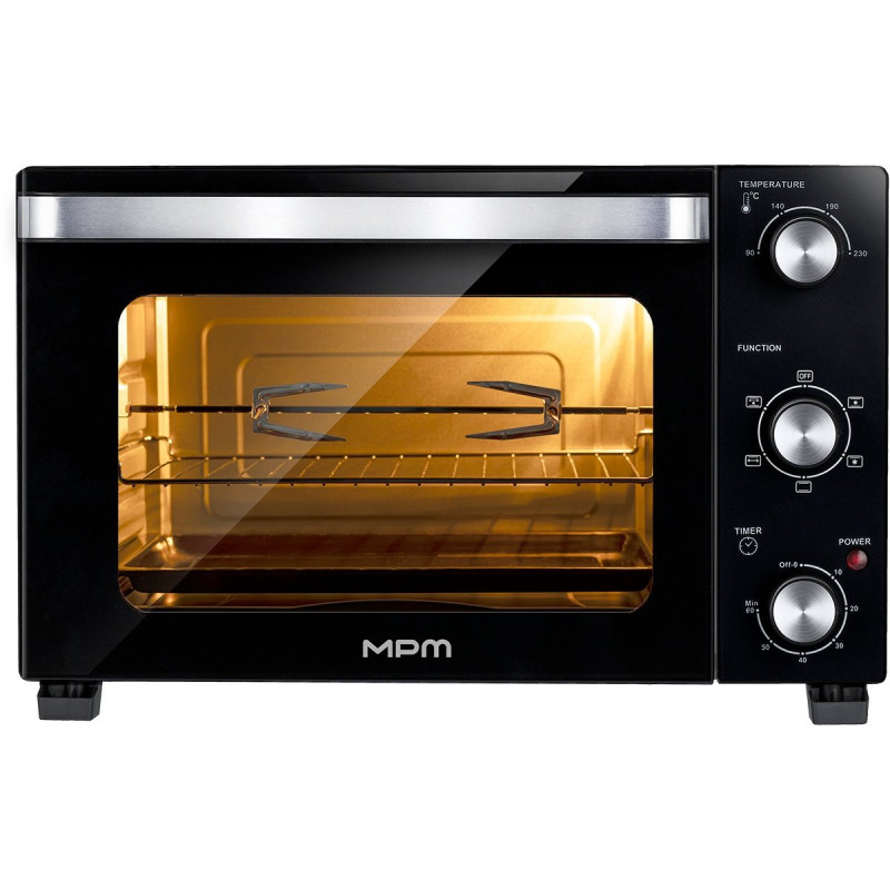 Mini forno mpm mpe17/t 48l/1800w nero [mpe-17/t]
