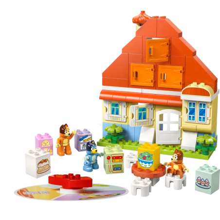 Set da gioco lego duplo 10459 casa della famiglia di bluey con gioco