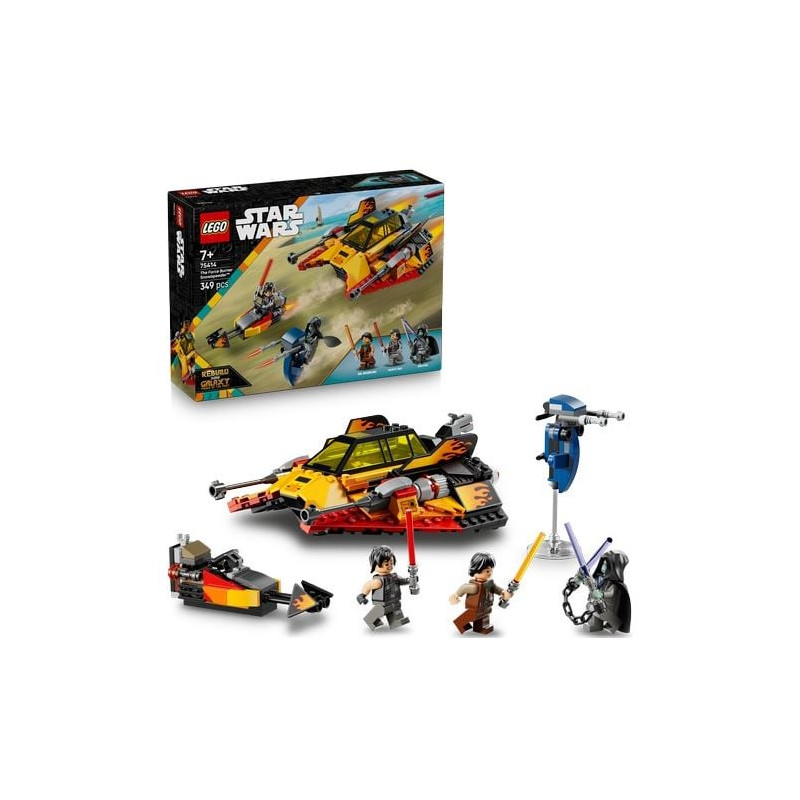 Gioco da costruzione lego star wars snowspeeder bruciatore di forza