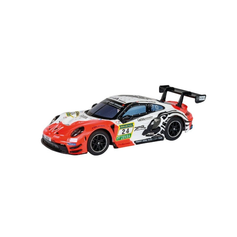 Modellino carrera hybrid porsche 911 gt3 r lionspeed gp n.24''