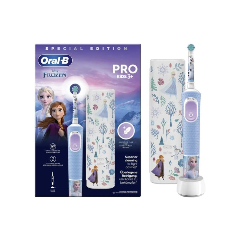 Spazzolino elettrico oral-b vitality pro kids frozen con custodia