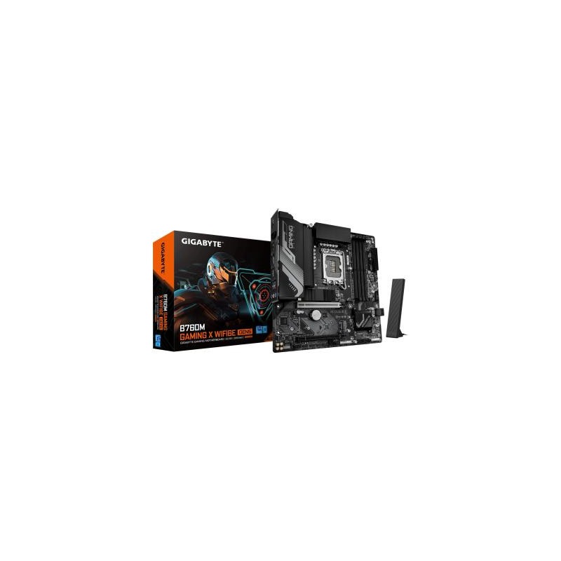 Scheda madre intel gigabyte b760m gaming x wifi6e gen5 lga 1700 microatx