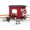 Giocattolo schleich 42726 farm world stalla per capre multicolore