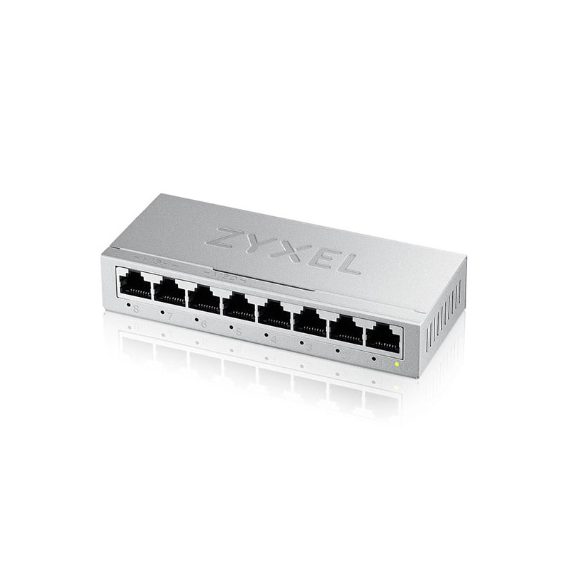 Switch zyxel gs-108b v5 non gestito l2 8 porte gigabit ethernet