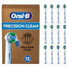 Set testine di ricambio oral-b per spazzolino bianco 12pz [pro