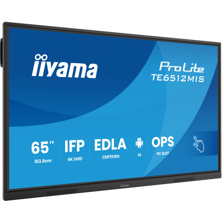 Monitor digital signage led 65" iiyama prolite 4k ultra hd 3840x2160p
