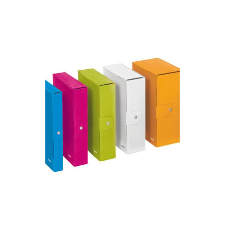 Scatola progetto leitz wow dorso 10cm blu metal [39680036]