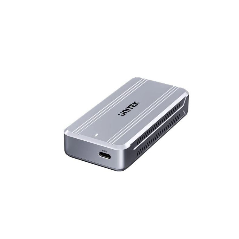 Box ssd unitex actively cooled m2 nvme argento [s1242agy01-eu]
