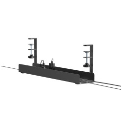 Pannello passacavi neomounts ads07-121bl 60cm max 5kg /nero [ads07-121bl]