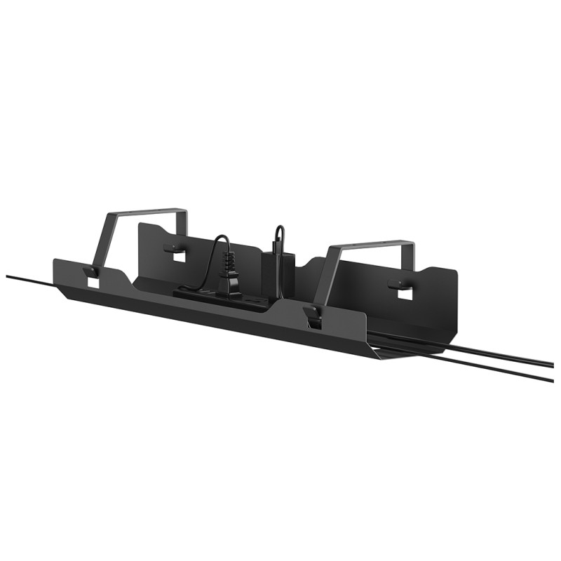 Pannello passacavi neomounts ads07-122bl 60cm max 5kg /nero [ads07-122bl]