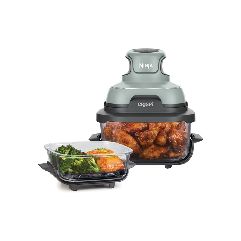 Friggitrice ad aria ninja crispi fn101eusg 4in1 con 2 ciotole in