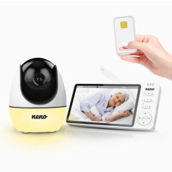 Baby monitor elettronico neno ti amo lcd 5'' con assistente
