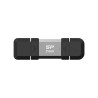 Pen drive 256gb silicon power c51 usb tipo a/tipo c 3.2 gen 1 200mbps