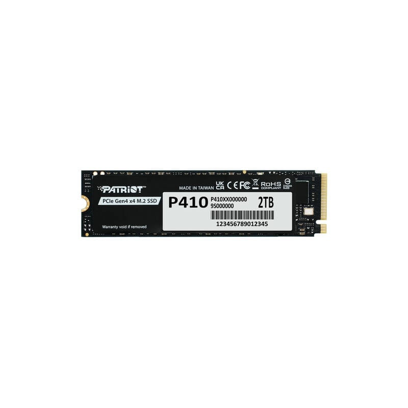 Ssd 2tb patriot p410 m.2 pcie gen 4 x4 nero [p410p2tbm28h]