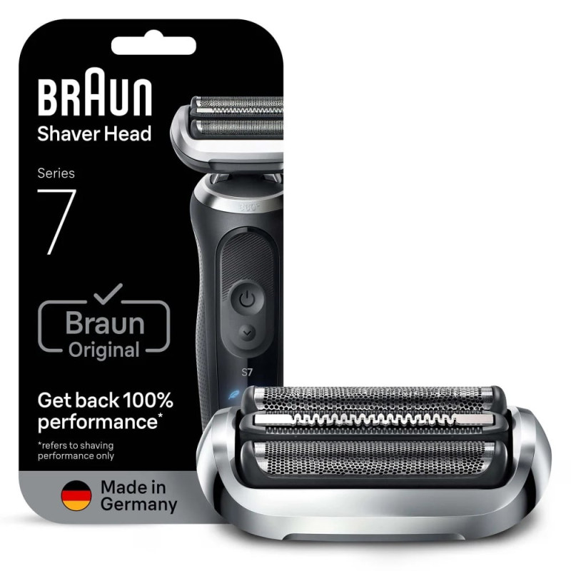 Testina per rasatura braun 74s per series 7 argento [4987176189066]