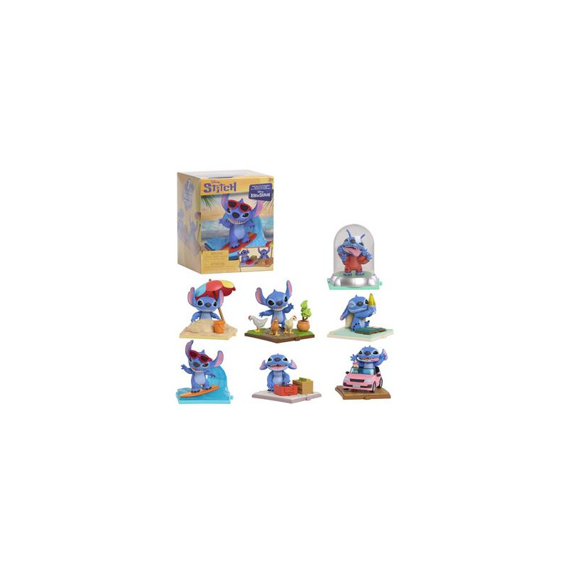 Figurina da collezione just play stitch movie live action 7cm assortito