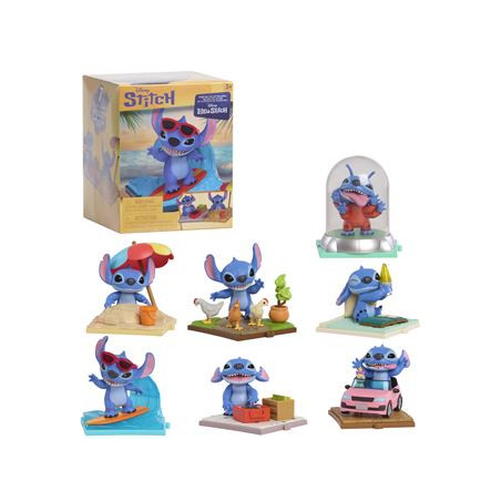 Figurina da collezione just play stitch movie live action 7cm assortito