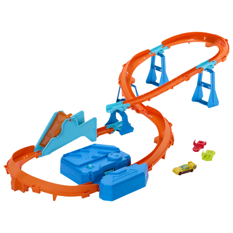 Set da gioco mattel hot wheels jdb49 track creator set di veicoli