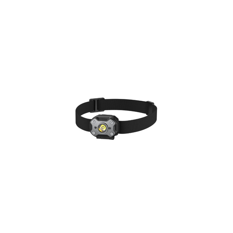 Torcia a led frontale new majetic kai ricaricabile 5w 400lm nero