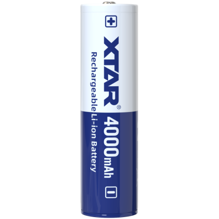 Batteria xtar 18650 3.6v li-ion 4000mah [18650-4000]