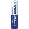 Batteria xtar 18650 3.6v li-ion 4000mah [18650-4000]