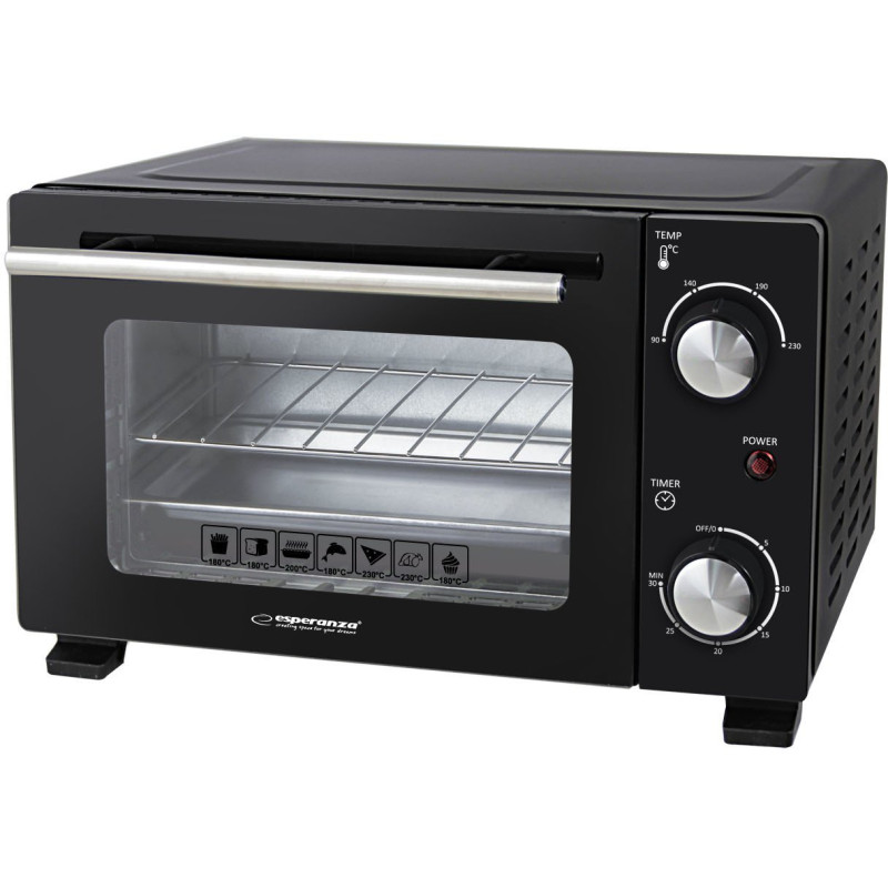 Fornetto esperanza eko007n 10l 800w nero [eko007n]