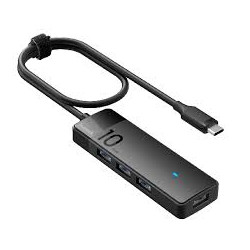 Hub usb hamlet xhub-432c-10g-y usb-c 3.2 gen2 4 porte