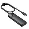 Hub usb hamlet xhub-432c-10g-y usb-c 3.2 gen2 4 porte