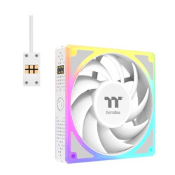 Ventola 120x120 thermaltake toughfan ex 120 argb sync 3x 120mm bianco