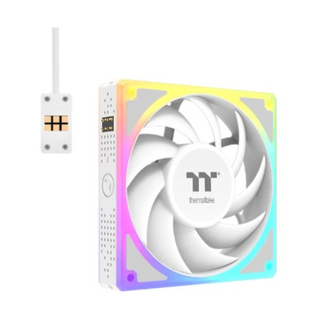 Ventola 120x120 thermaltake toughfan ex 120 argb sync 3x 120mm bianco