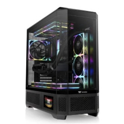 Case thermaltake view 600 tg big-tower e-atx nero [ca-11h-00f1wn-00]