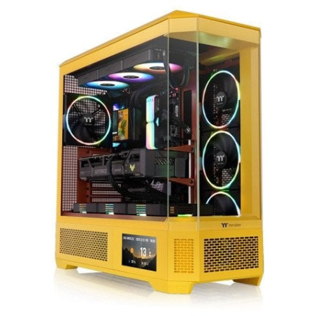 Case termaltake view 600 tg big-tower e-atx giallo [ca-11h-00fmwn-00]