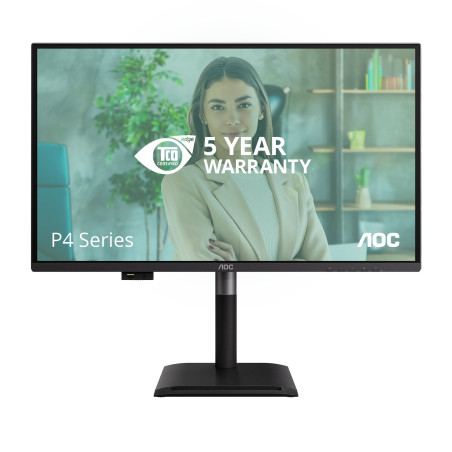 Monitor led 27'' aoc q27p4u qhd 2560x1440/4ms/classe c/nero