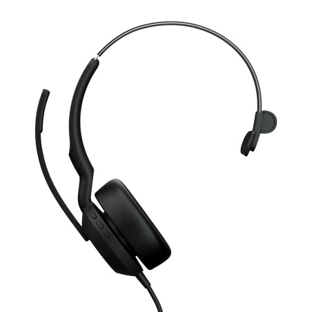Cuffia jabra evolve2 50 cablato con microfono nero [25089-899-799]