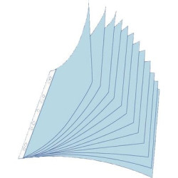 Fascicolo per portalistini exacompta da 10 buste a4 ppl liscio jowarel