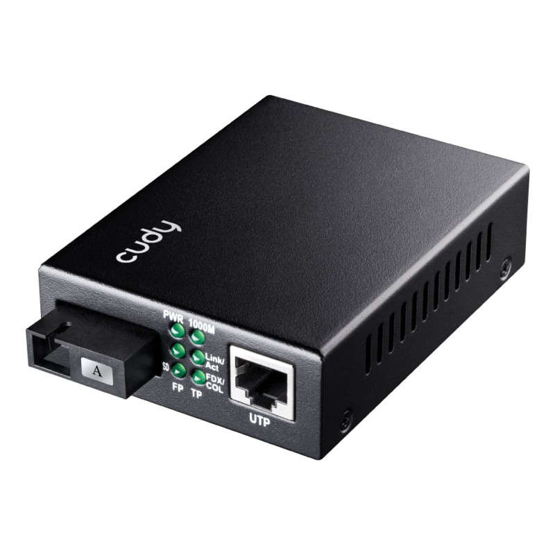 Convertitore multimediale cudy mc100gsb-60a 1000mbit/s a fibra