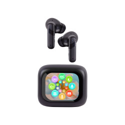 Auricolari trevi ear 100 aid0 wireless/bluetooth nero [ear100aid0]