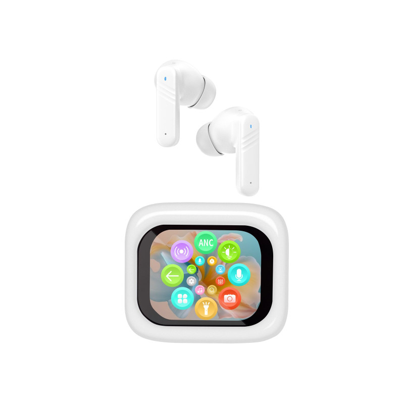 Auricolari trevi ear 100 aid wireless/bluetooth bianco