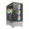 Case sharkoon ak7 argb midi-tower atx nero [ak7 argb black]