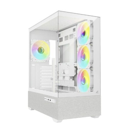 Case sharkoon ak7 argb midi-tower atx bianco [ak7 argb white]
