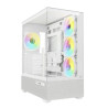 Case sharkoon ak7 argb midi-tower atx bianco [ak7 argb white]