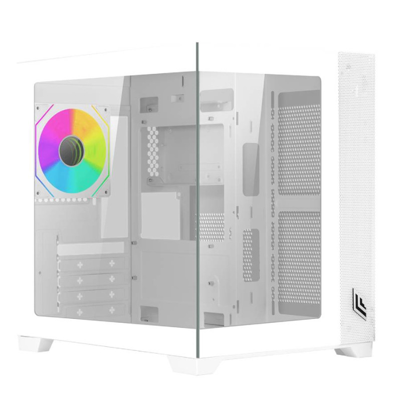 Case noua vision zh100 midi tower atx bianco [cs0125cz-zh100]