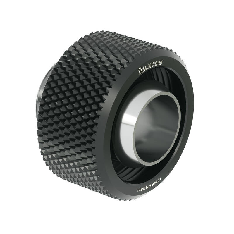 Raccordo a compressione barrow 16/10mm nero