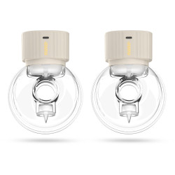 Tiralatte elettrico neno vento twin senza fili trifase 2x150ml bianco