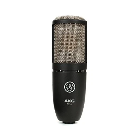Microfono da studio akg p220 a condensatore nero [030-03-197]