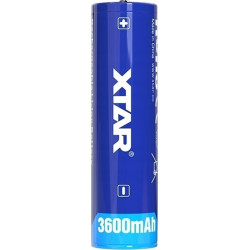 Batteria xtar 18650 3.7v li-ion 3600mah [18650-3600]