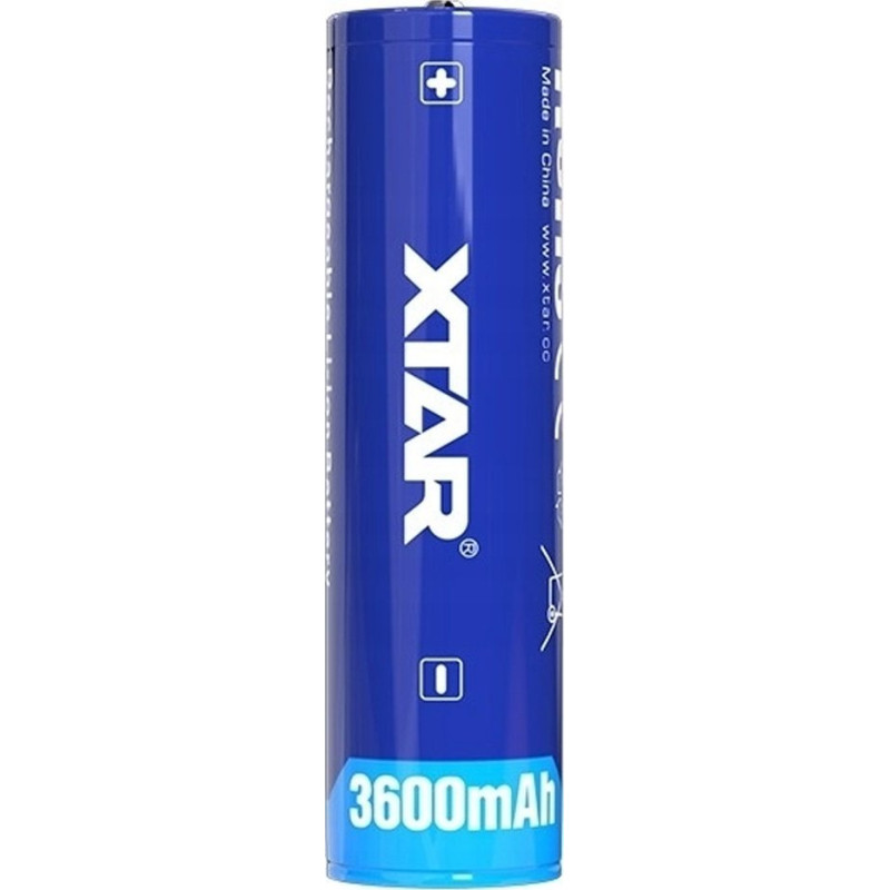 Batteria xtar 18650 3.7v li-ion 3600mah [18650-3600]