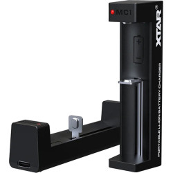 Caricabatterie xtar mc1 usb-c 1slot nero [mc1c]