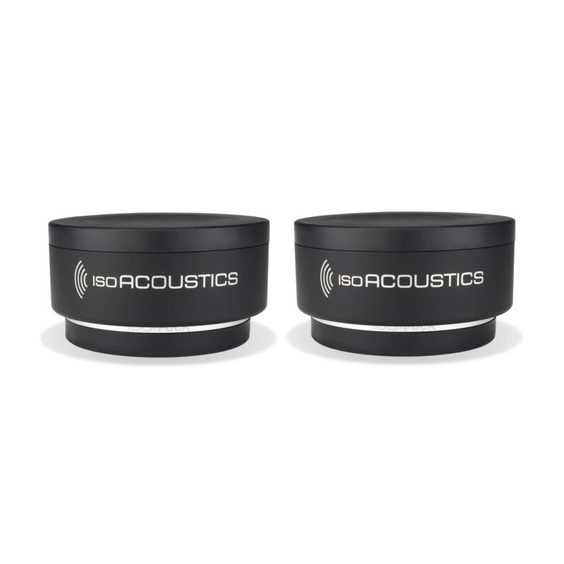 Isolatori per monitor da studio isoaccoustics iso-puck 9kg max/unita'