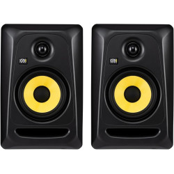 Monitor da studio krk classic 5 attivo a 2 vie 50w con accessori
